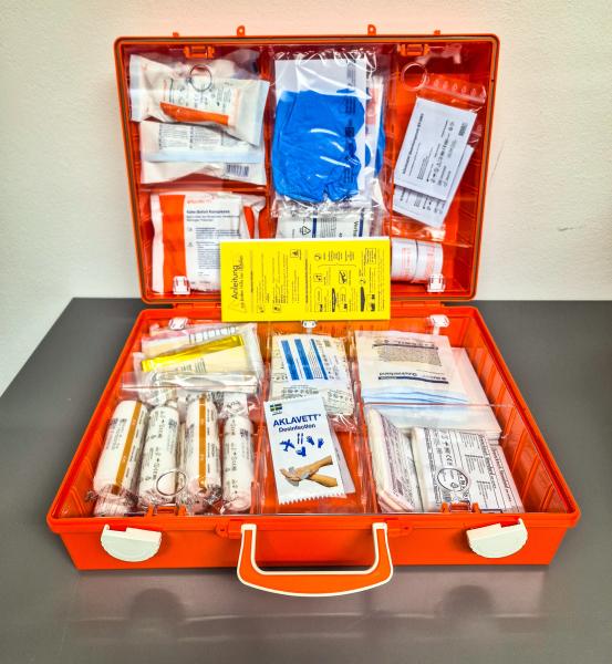 Erste-Hilfe Koffer MT-CD orange mit  Füllung nach ÖNORM Z 1020:2025